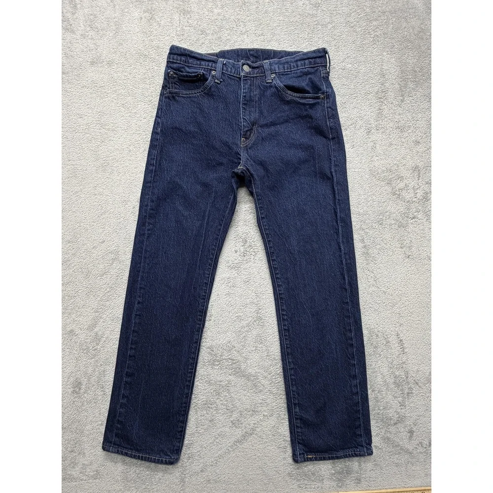 Levi's 505 Jeans Mens Measured 31x28 Denim Straight Leg‎ Regular Fit 00505-3037